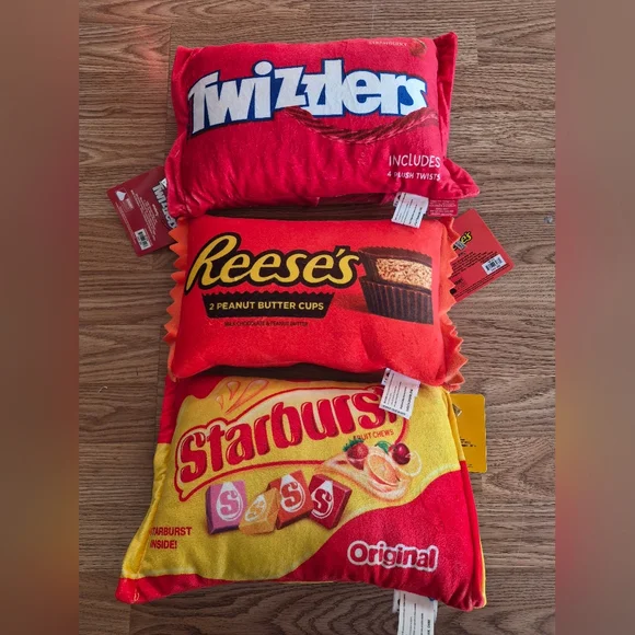 Starburst, Twizzlers, and Reese's Candy Plushes - Picture 2 of 8